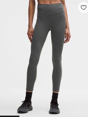 lululemon fast and free brown 5 pocket High-Waist Leggings